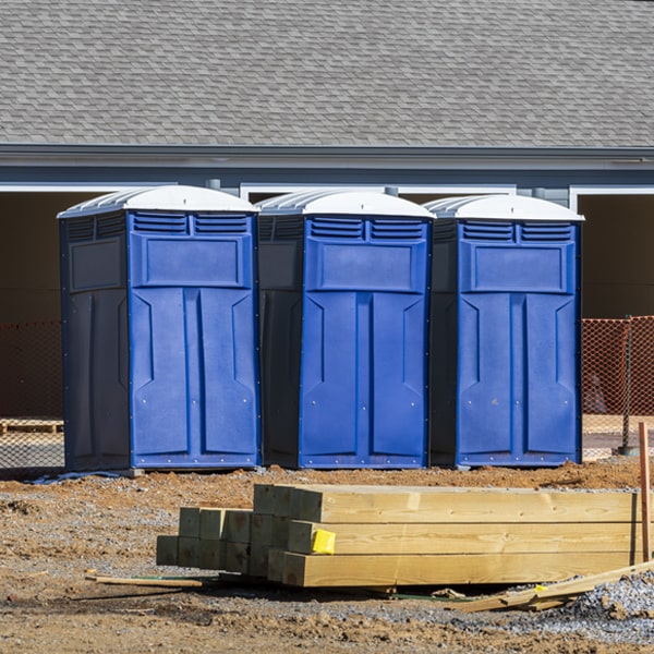 is there a specific order in which to place multiple porta potties in Hooker Oklahoma